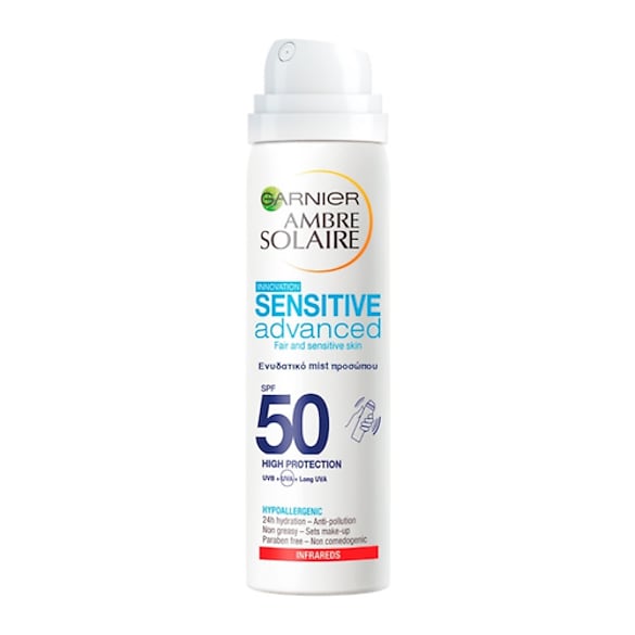 Ambre Solaire Sensitive Advanced Mist SPF50+, LABO GARNIER